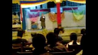 Toep Kinley Tshering singing in the College of Natural Resources [upl. by Eimmot]