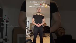 The Best Boxing Leg Circuit Bodyweight Edition shorts fitness fyp boxing [upl. by Scoles]