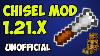 CHISEL MOD 1211 minecraft  HOW TO USE Tutorial 2024 [upl. by Esidarap]