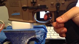 Installing AR15 Timney Skeletonized 3Lbs Trigger Before and After [upl. by Sammer]