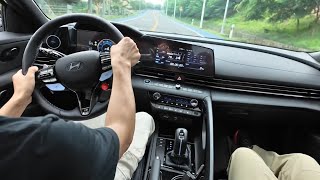 2024 Hyundai Elantra N POV Test Drive [upl. by Frum]