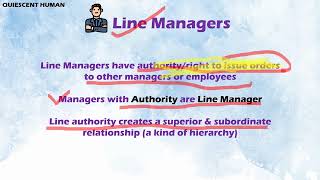 Line Managers and Staff Managers [upl. by Icats]