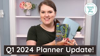 Q1 2024 Planner Update and Flip Through  Hobonichi A6 DayFree and A5 Hobonichi Cousin  Mandy Lynn [upl. by Okiman564]