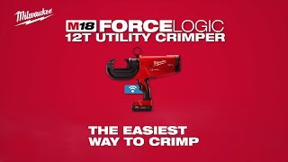 Milwaukee® M18™ FORCE LOGIC™ 12 Ton Crimper [upl. by Eerrehc]