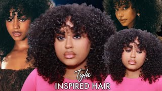 TYLA INSPIRED HAIR  Outre HD Lace Front Wig Glueless Kione [upl. by Adnicaj]