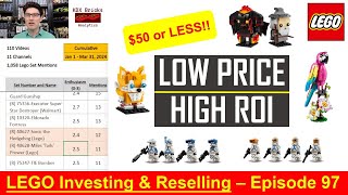 TOP Investment 50 LEGO Sets in 2024 to MAXIMIZE ROI LEGO Investing Analysis [upl. by Trudie688]