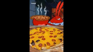 Mr Krabs Krabby Patty Pizza vs Amphibia Swampy Pizza Pot Pie🤤 spongebob mrkrabs disney pizza [upl. by Armat]