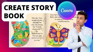 How To Create Story Book For Kids Using Canva And ChatGPT [upl. by Finstad442]