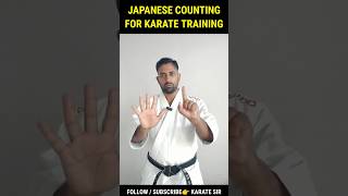 Ichi Ni San Shi Go Ruku Shichi Hachi Ku Ju  japanesecounting karatetraining karatesir [upl. by Kerek]