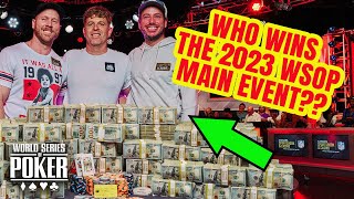 WSOP Main Event 2023 Final Table Extended Highlights 3 Players to Champion [upl. by Adnoral]