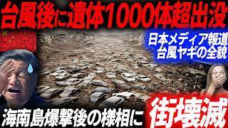 日本メディア報道！最恐台風の全貌！〇体1000超発見の痛ましい悲劇！全てを壊滅した中国経済特区の生々しい被害状況…EVシフト｜電気自動車｜BYD [upl. by Ahsinot]