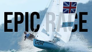 Awesome Rio 2016 SAILING RACE  EPIC CONDITIONS  470 CLASS  REMASTERED IN 4K [upl. by Ynnal]