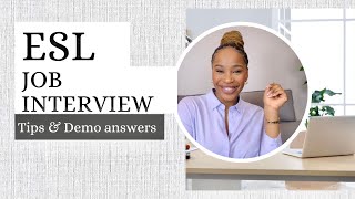 How to ACE your ESL Teaching Job interviewInterview questions amp demo answersroadto14k eslteacher [upl. by Arno]