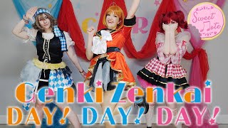 Sweet Note Idols Genki Zenkai DAY DAY DAY Dance MV Love Live「元気全開DAY DAY DAY」【踊ってみた】 [upl. by Ahsoet]