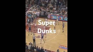 Top Dunks of All Time Scottie Pippen Dunks on Patrick Ewing [upl. by Demahum61]