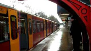 Tyne and Wear Metro  Metrocars 4033 and 4050 departing South Gosforth [upl. by Hewe]