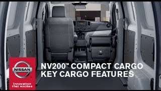 Nissan NV200™ Key Cargo Features [upl. by Odlonra]