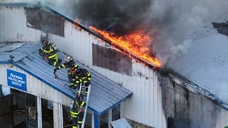 2nd Alarm Commercial Structure Fire Upper Macungie Pennsylvania  52924 [upl. by Amilah]