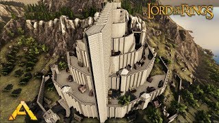 Ark Survival Evolved  Minas Tirith from the Lord of the Rings Speed Build [upl. by Toomay]