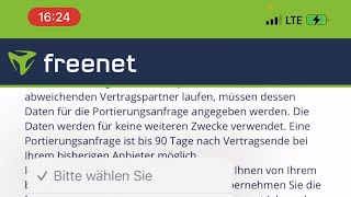 Freenet Rufnummern Portierung  So geht’s [upl. by Suhcnip]