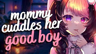 mommy girlfriend cuddles you 💓 F4M soft spoken comfort praise good boy asmr roleplay [upl. by Weidar]