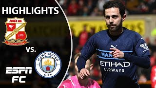 Manchester City cruises past Swindon Town into 4th round  FA Cup Highlights  ESPN FC [upl. by Earl534]