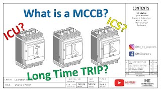 Episode 1  What is a MCCB Moulded Case Circuit Breaker LSIG ICS ICU Explained by a MampE Engineer [upl. by Ettore]