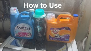 How to use OxiClean Stain Fighter Downy April Fresh amp Unstoppable [upl. by Rhea]