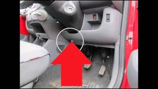 Citroen C1 diagnostic OBD2 port location video [upl. by Dubenko]