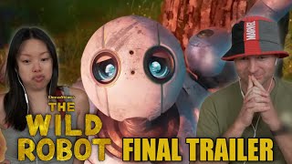 The Wild Robot Final Trailer  Reaction amp Review  Dreamworks Animation [upl. by Mur28]