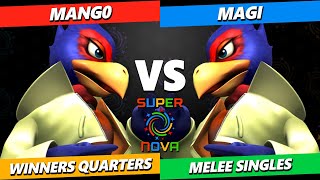 Supernova 2024  Mango Falco Vs Magi Falco Smash Melee Tournament [upl. by Elleirb]