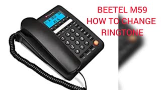 BEETEL M59 HOW TO CHANGE RINGTONE [upl. by Bonn]