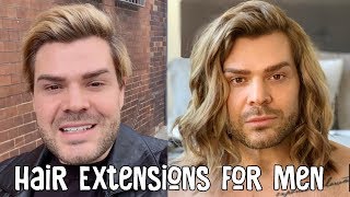 Hair Extensions For Men [upl. by Carol674]