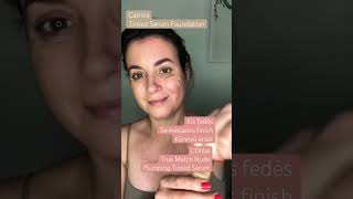 Catrice Tinted Serum alapozó vs L’Oréal True Match Nude Plumping Tinted Serum foundation [upl. by Jacquenette]