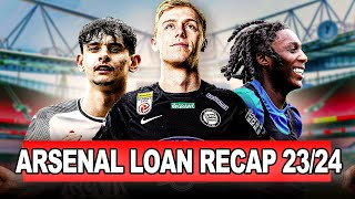 Arsenal Academy Hale End Loan Recap 2324 Season [upl. by Zoltai]