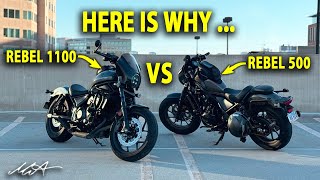 BUY the HONDA REBEL 1100 instead of the REBEL 500 [upl. by Alexandria]