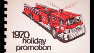 1970 HESS Truck Fire Pumper Station Holiday Booklet [upl. by Barker]