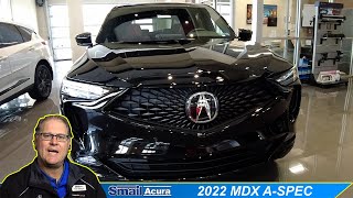 Redesigned 2022 Acura MDX ASpec Package Overview  Smail Acura [upl. by Livingstone]