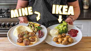 Making IKEA Swedish Meatballs at Home  But Better [upl. by Ennairek275]