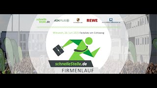 Zieleinlauf schnelleStellede Firmenlauf  28 Juni 2023 [upl. by Ayarahs]