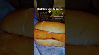 Hardees Chicken Tender Sandwich  Sandwich da Cousin burger hardees chickentender sandwich [upl. by Attehcnoc]