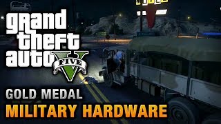 GTA 5  Mission 51  Military Hardware 100 Gold Medal Walkthrough [upl. by Meill]