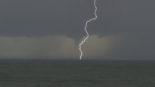 Waterspout Outbreak on Lake Erie September 26th 2022 [upl. by Ammadis]