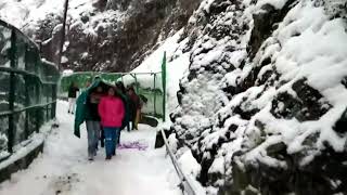 Vaishno Devi Yatra snowfall 2022 [upl. by Fitalludba82]