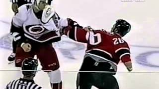 Eric Boulton vs Jesse Boulerice Nov 7 2002 [upl. by Dnalrah]