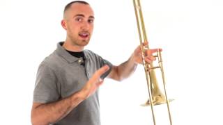 Trombone Lesson 1 Assembly Disassembly amp How to Hold [upl. by Tedra751]