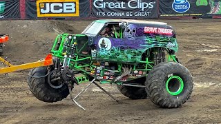 Monster Jam Anaheim 02182024 FREESTYLE [upl. by Ignacia127]