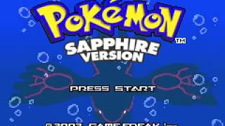 Game Boy Advance Longplay 187 Pokemon Sapphire Part 1 of 3 [upl. by Roux]