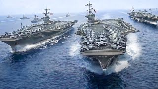 US Billions  Aircraft Carriers Show Their Force During Massive Exercise in Pacific [upl. by Apollo]