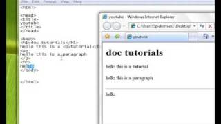 Learn HTML  Lesson 1 [upl. by Airtened]